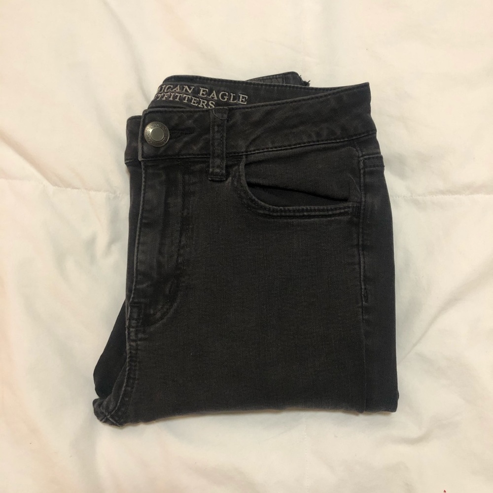 American Eagle Hi-Rise Jeggings - Black
